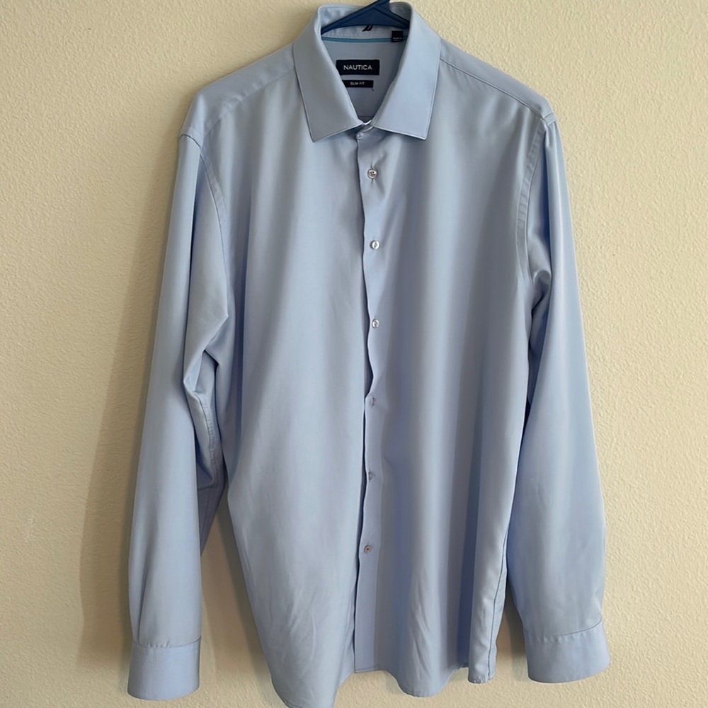 Nautica slim fit work casual button down